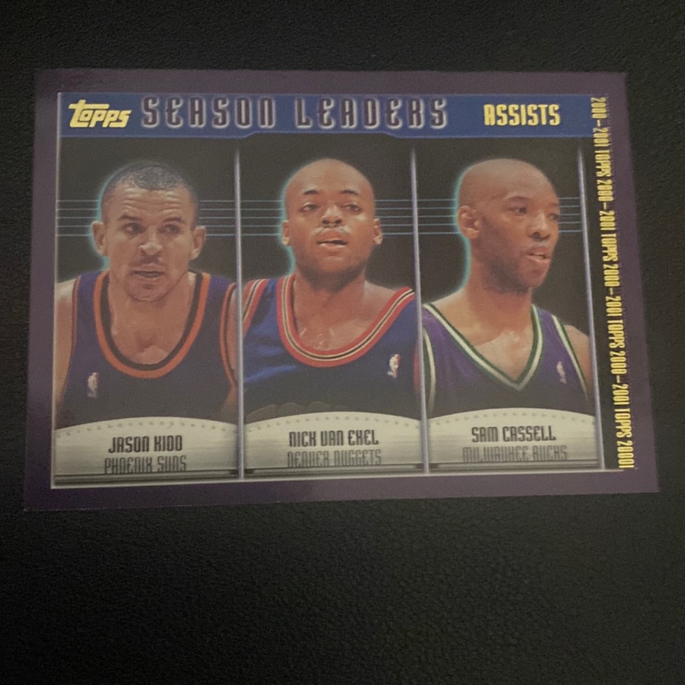 Jason kid , Nick Can Exel , Sam cassell - 2000 nba Topps #151
